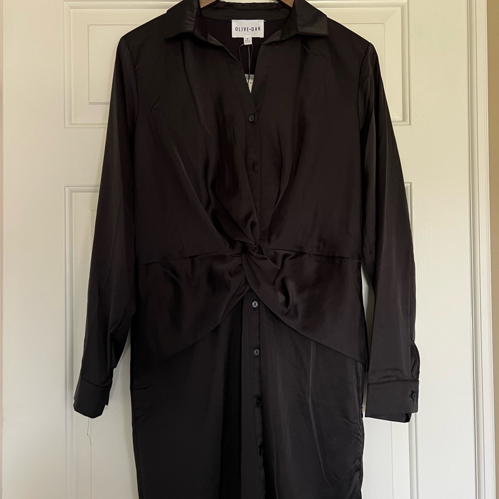 Olive & Oak Charcoal Blouse
